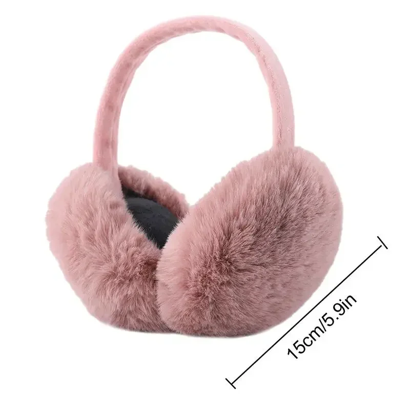 Women's Ear Muffs Fluffy Foldable Ear Warmers Removable Ear Protection Soft And Warm Ear Covers For Men Women And Kids