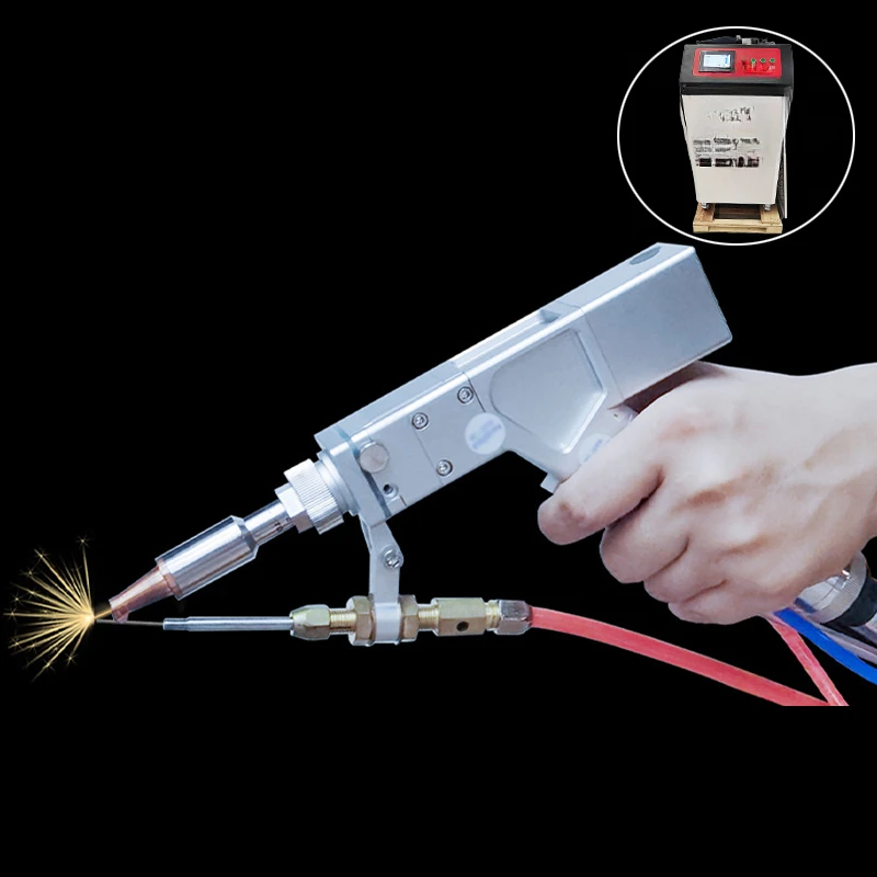 

Handheld 1500W water-cooled swinging laser gun head fiber laser welding gun