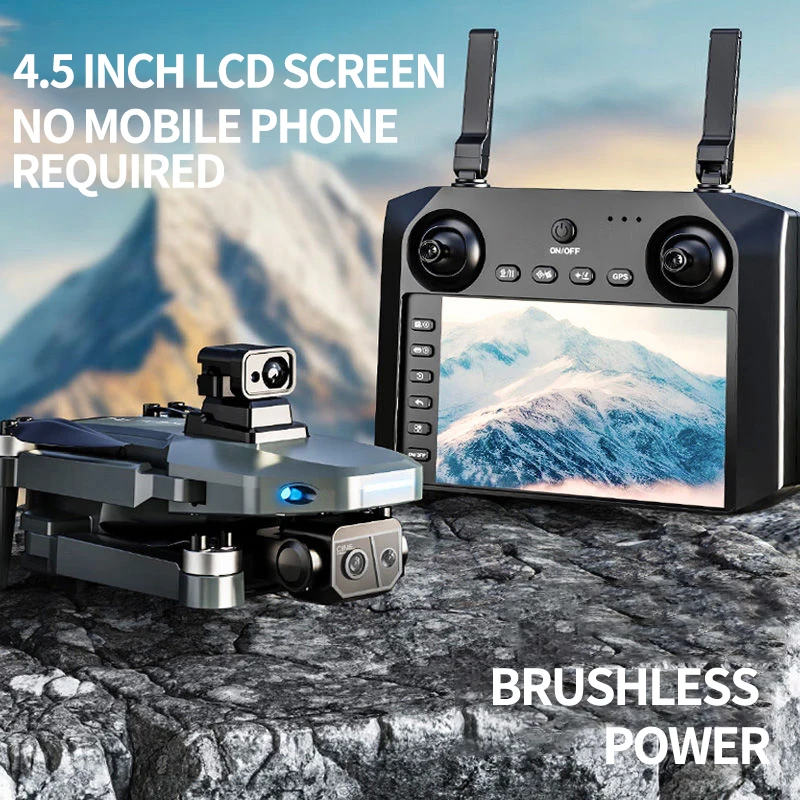

DWI D30 Профессиональный дрон 5G с камерой 8K GPS 3-осевой подвес 360 ° Предотвращение препятствий, экран 4,5 дюйма, FPV, бесщеточный радиоуправляемый дрон, игрушка для мальчика