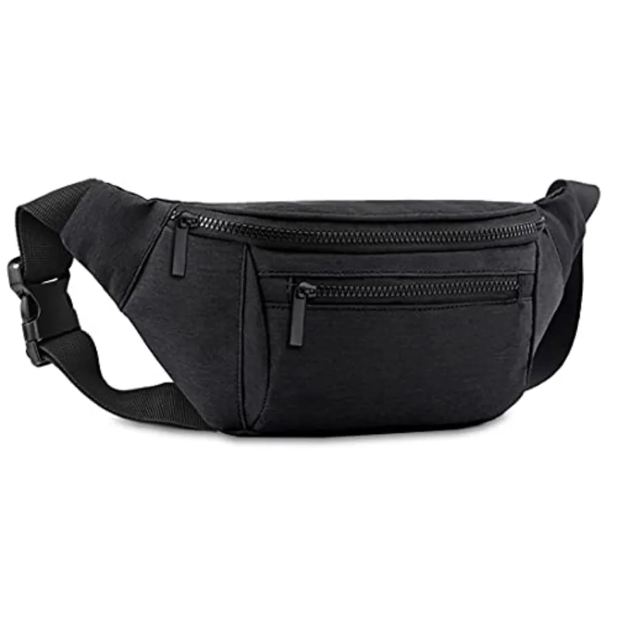 

Fanny Pack for Men Women, Crossbody Waist Bag Pack, Belt Bag for Travel Walking Running Hiking Cycling, Easy Carry Any Phone, W