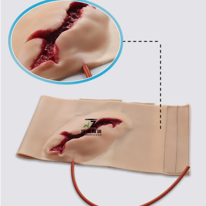 

Модель для тренировки наложения перевязок на раны на ноге, имитирующая модель для отработки навыков гемостаза, учебный набор, обучающее пособие