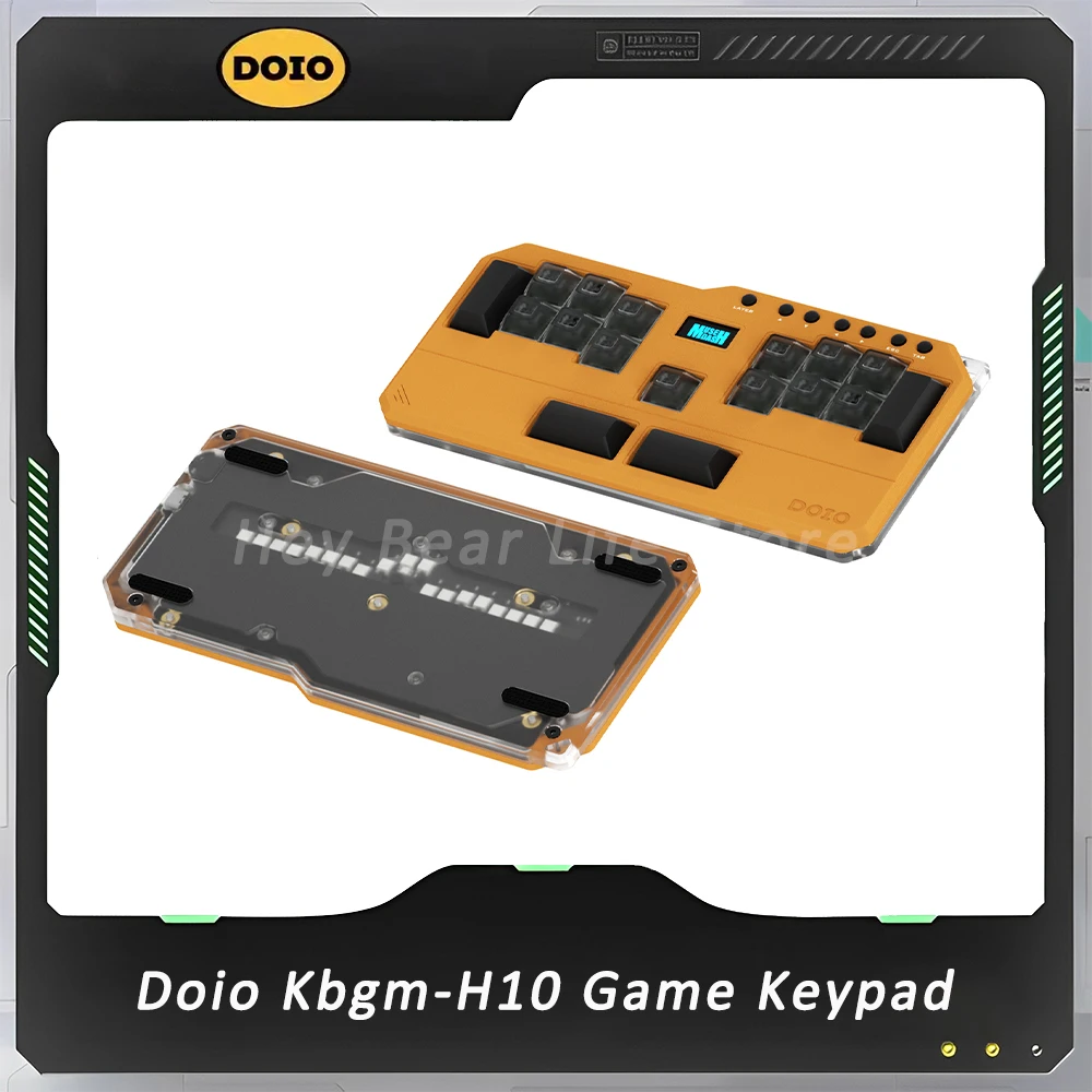 Doio Kbgm-H10 Game Keypad OSU/DJMAX/Muse Hitbox Dash/EZ2ON Aluminium Alloy Keypad HotSwap Custom Keypad For Computer Gamer Gifts