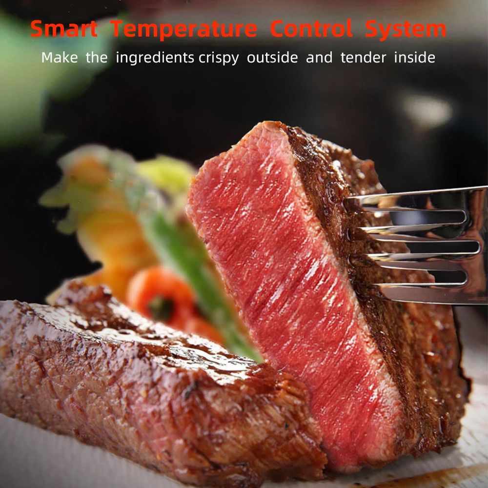 BioloMix 15L Air Fryer 1700W Dual Heating Toaster Rotisserie and Dehydrator 11-in-1 Countertop Stainless Steel Oven