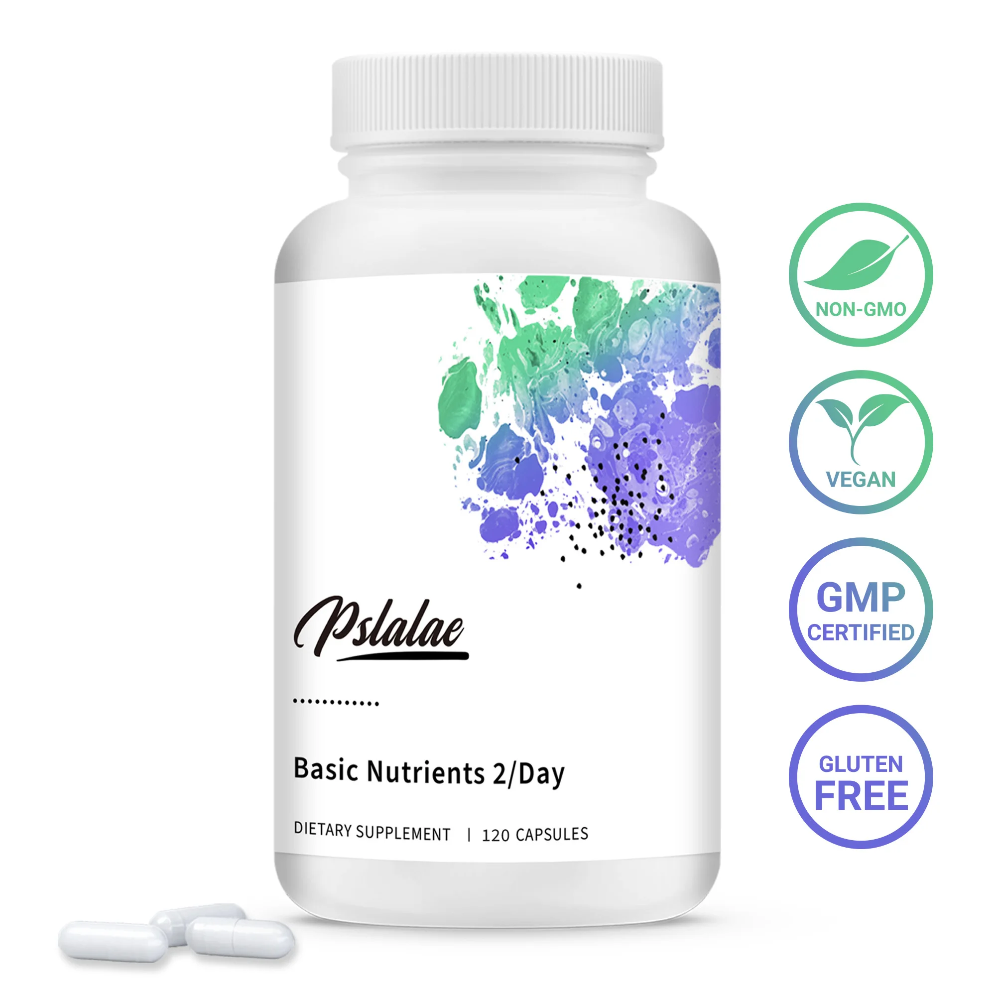 Basic Nutrients 2/Day - Supports Heart, Brain, Nerve, Bone and Skin Health, Improves Immunity & Concentration