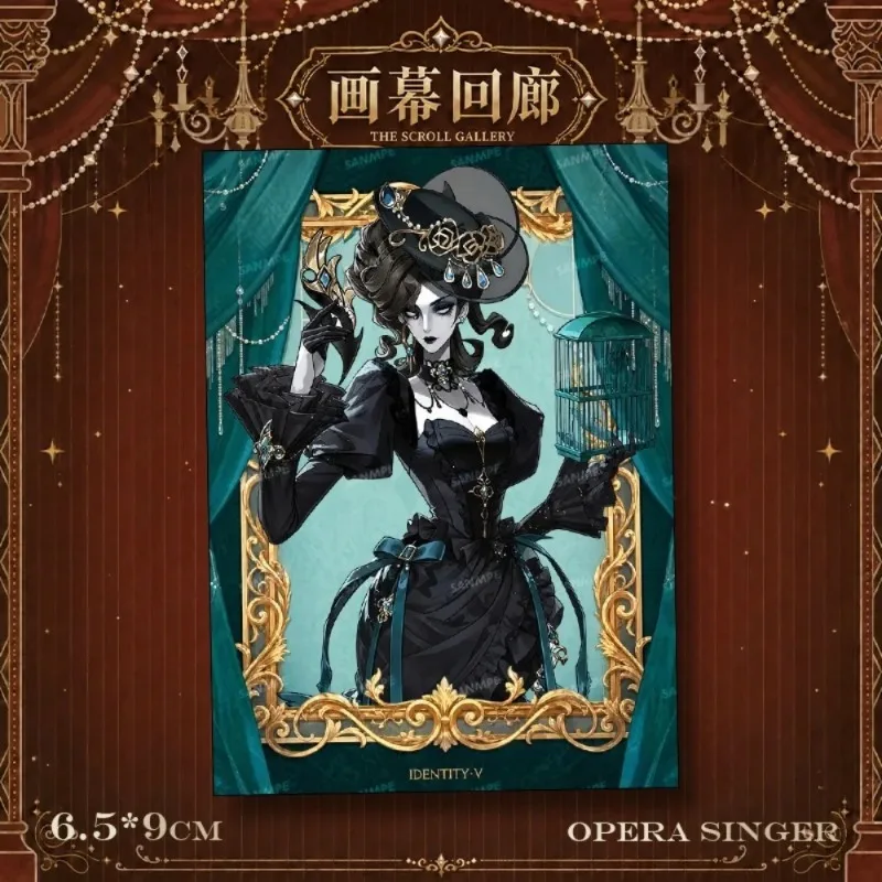 Popular Gaming Cartoon Character Badges Painting Curtain Corridor Series Painter Opera Performer Backpack Decoration 75mm Brooch