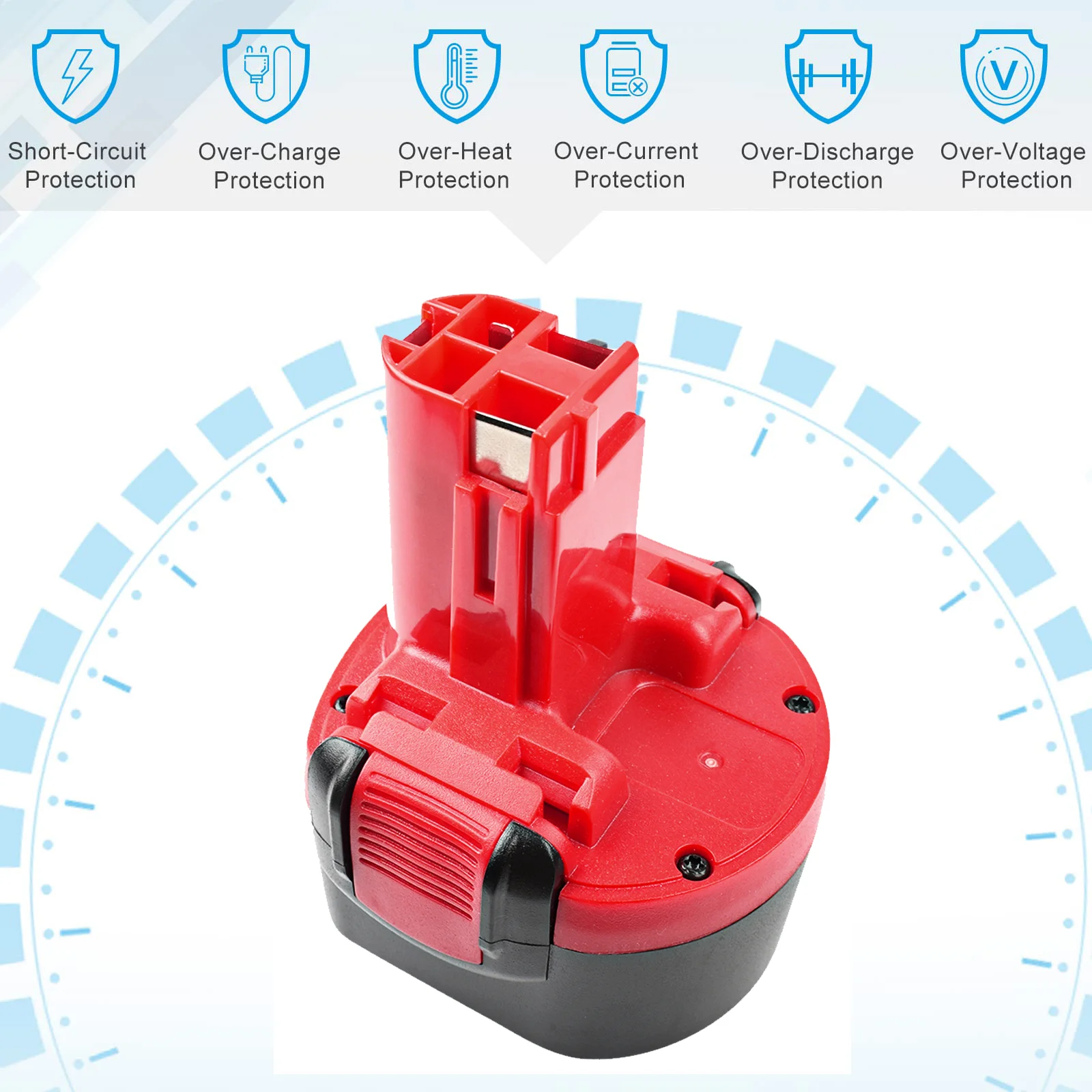 Bottool For Bosch 3500mAH 14.4V BAT038 Battery BAT040, BAT140, PSR 14.4VE-2, GSR 14.4 V, GDS , 35614,BAT041 Battery Power Tool
