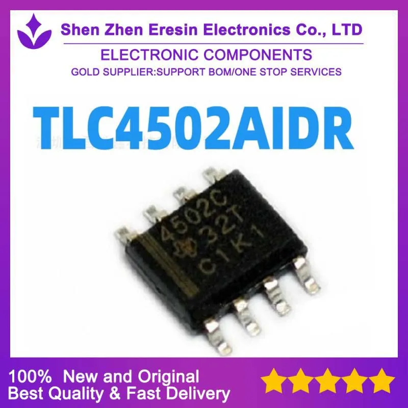 Free shipping    5PCS/LOT    TLC4502AIDR   SOP8    New and original