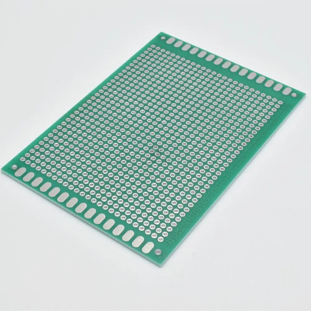 Dupla face Spray Tin Plate, PCB Circuit Board, Green Fibra De Vidro De Óleo, Universal Board, 7x10cm, LT00118