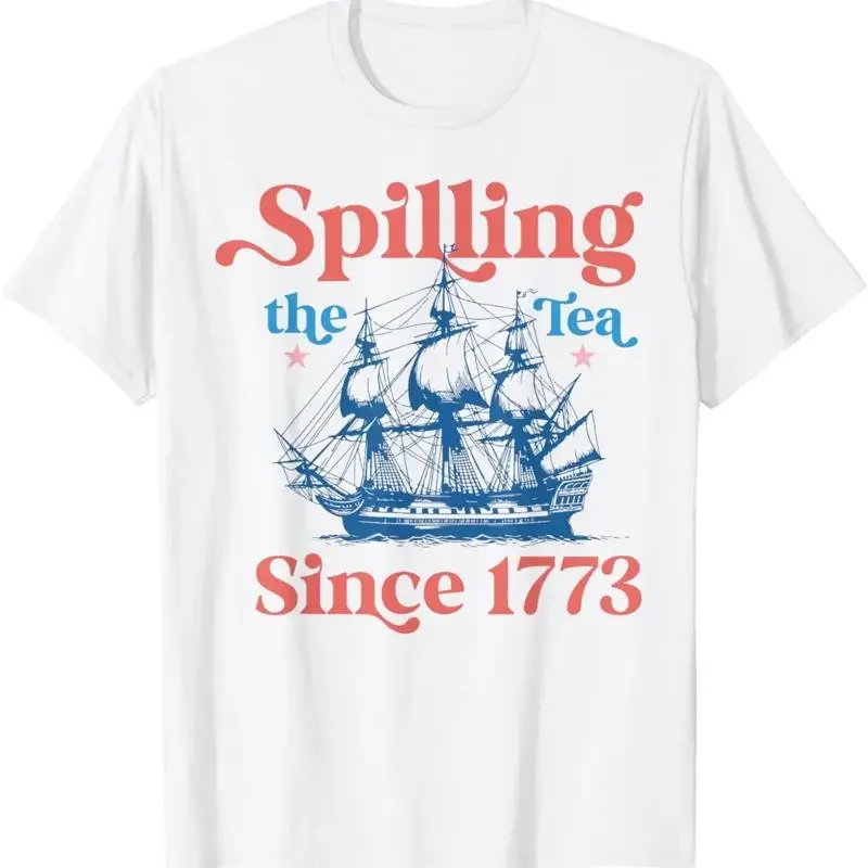 Spilling The Tea Since 1773 Vintage Us History Teacher T Shirt