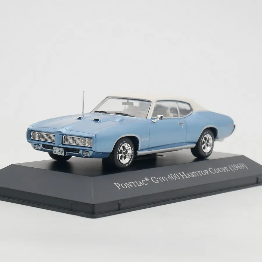 

Diecast Ixo 1:43 Scale PONTIAC GTO 400 HARDTOP 1969g Vintage Car Alloy Car Model