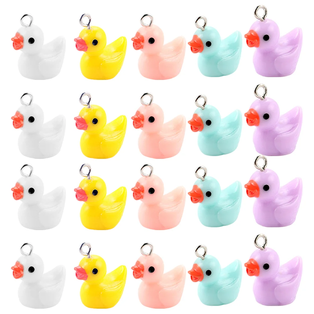 

30pcs Resin Charms Jewelry Making Mini Pendants Multicolor Handcraft Accessories Cute Necklace Decorations