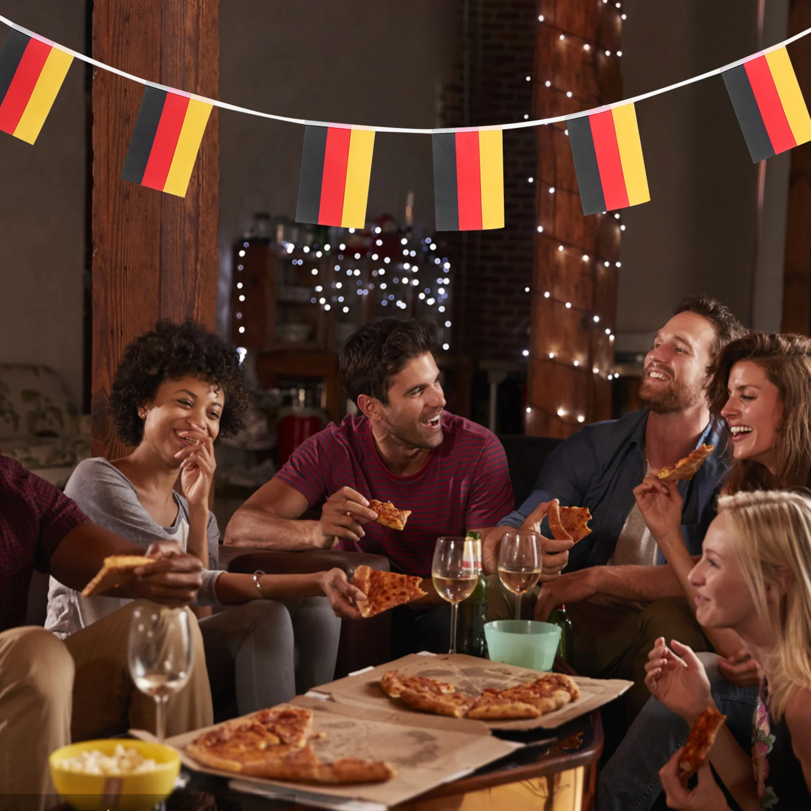 

1 Set Germany String Flag Bunting Bright Mini Flags For Party Wall Garden Decor Home Supplies Nation Flags Banner Lightweight