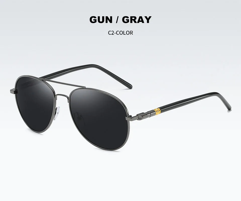 Legierung Pilot getönte Lesesonnenbrille Männer klassisch täglich schwarz fertig Presbyopie Brillen Outdoor Shade Brillen – Detail 9