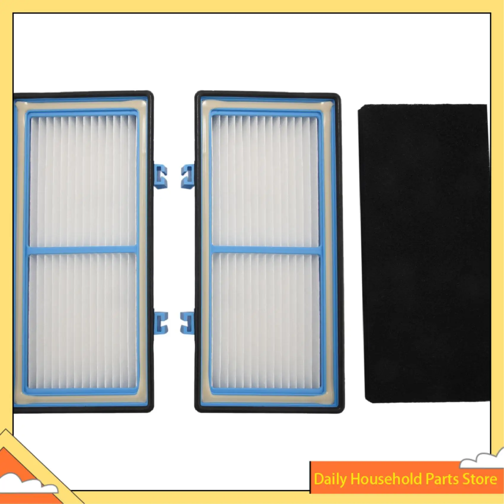 2 فلاتر HEPA + 4 معززة من الكربون لفلتر الهواء الإجمالي من نوع HEPA لهولمز AER1 HEPA، لسلسلة هولمز لتنقية الهواء AER1، بديل