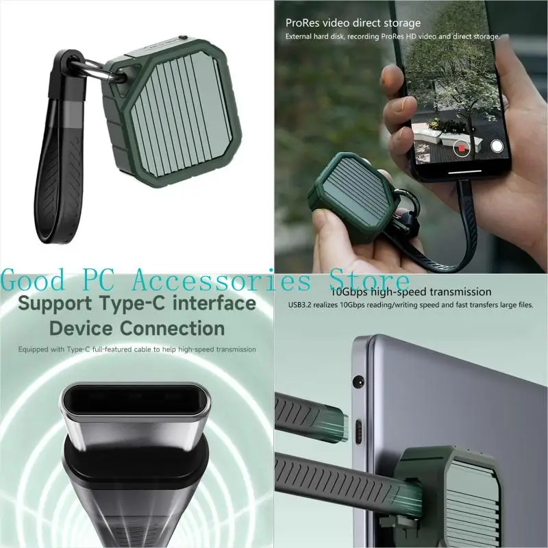 

R53C 2230 SSD Enclosure, M.2 NVMe SSD Enclosure, 10Gbps USB3.2, 2230mm External SSD Drive Enclosure Case