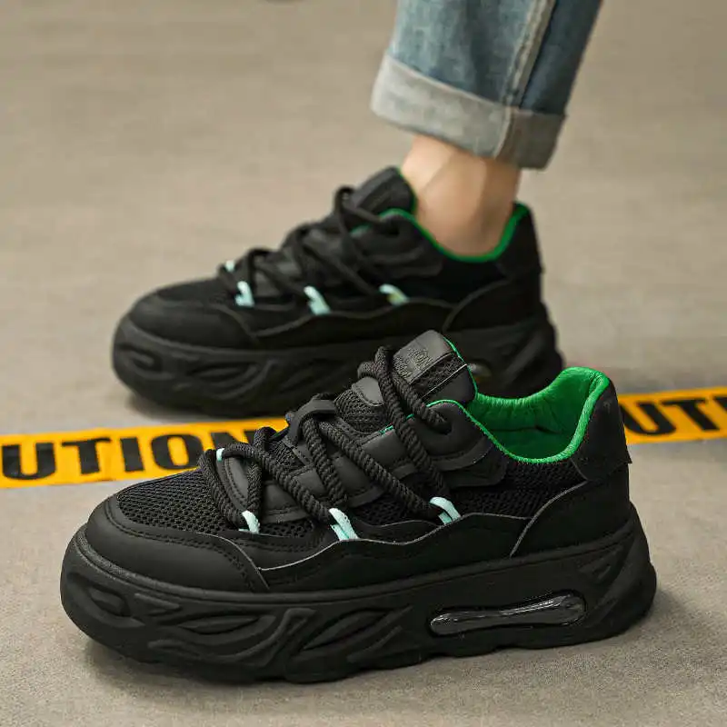 

With Lacing Rubber Sole Original Men's Moccasin Basketball Sneakers Leopard All White Shoes For Men Sport Stylish Teniss