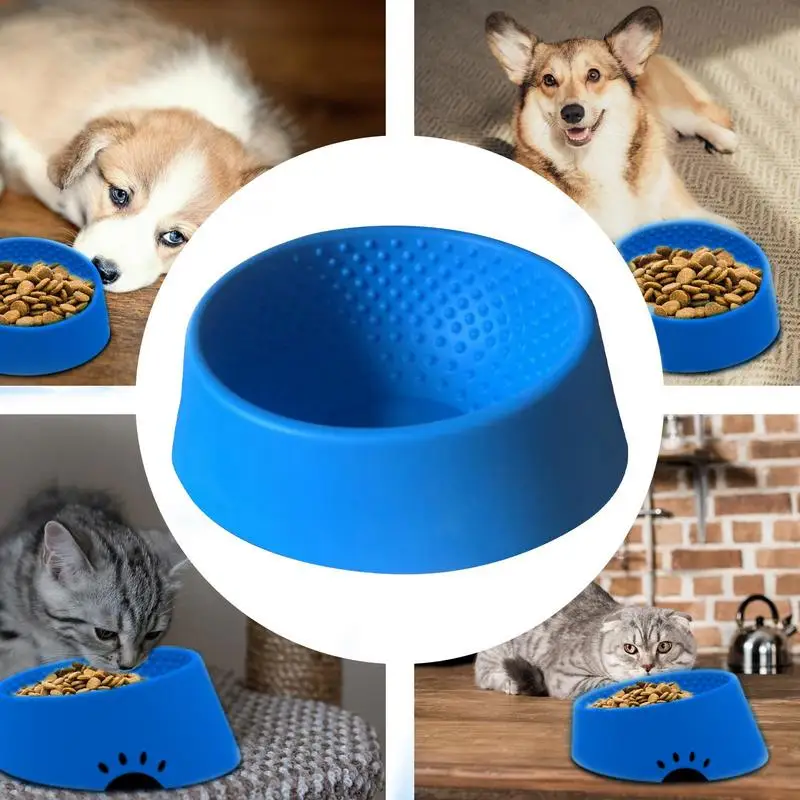 Elevated Cat Food Bowl Raised Cat Bowl Set Cat Feeding Bowl Anti Vomit Tilted Water And Non Slip Food Feeder Pet Food Supplies