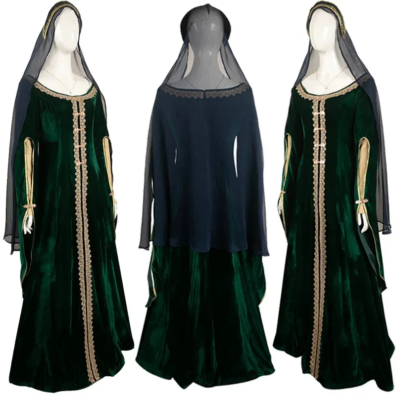 OP01 Маскировка Alicent Hightower Косплей Dark Dreen Платье TV Dragon 2 Косплей Дом Костюм Женщины Ролевые Игры Необычные Нарядные Платья P6Gd@!