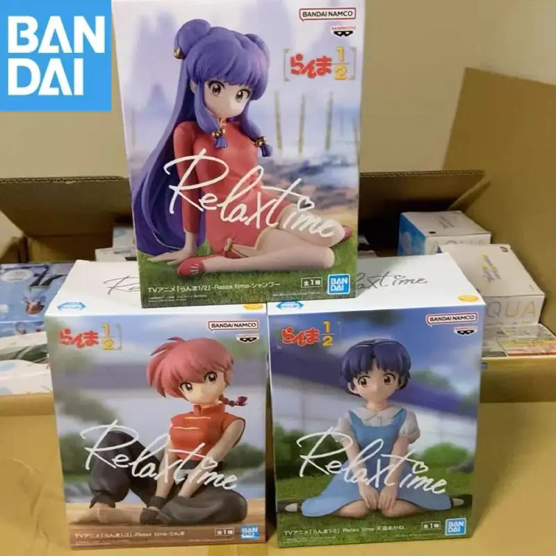 

В наличии BANDAI NAMCO BANPRESTO Ranma Relax Time Шампунь Saotome Ranma Tendou Akane Аниме Фигурка Модель Подлинный ПВХ Фестивальный Подарок