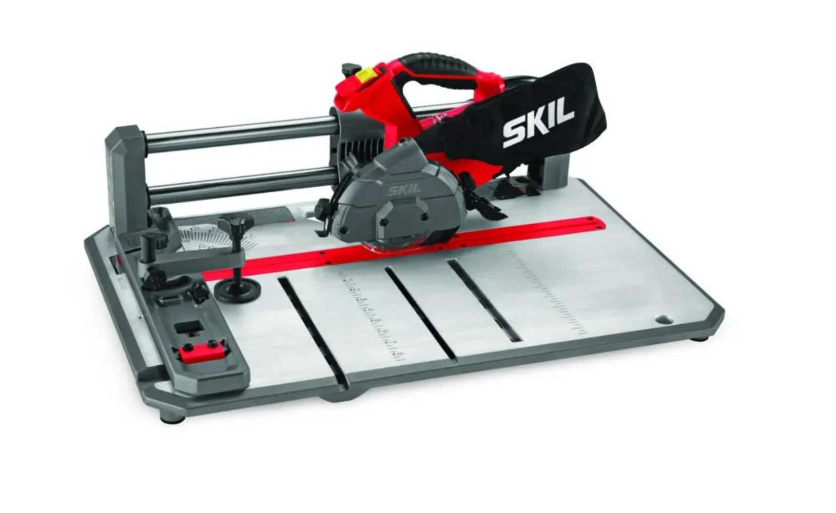 3601-02 Flooring Saw with 36T Contractor Blade, Red and black