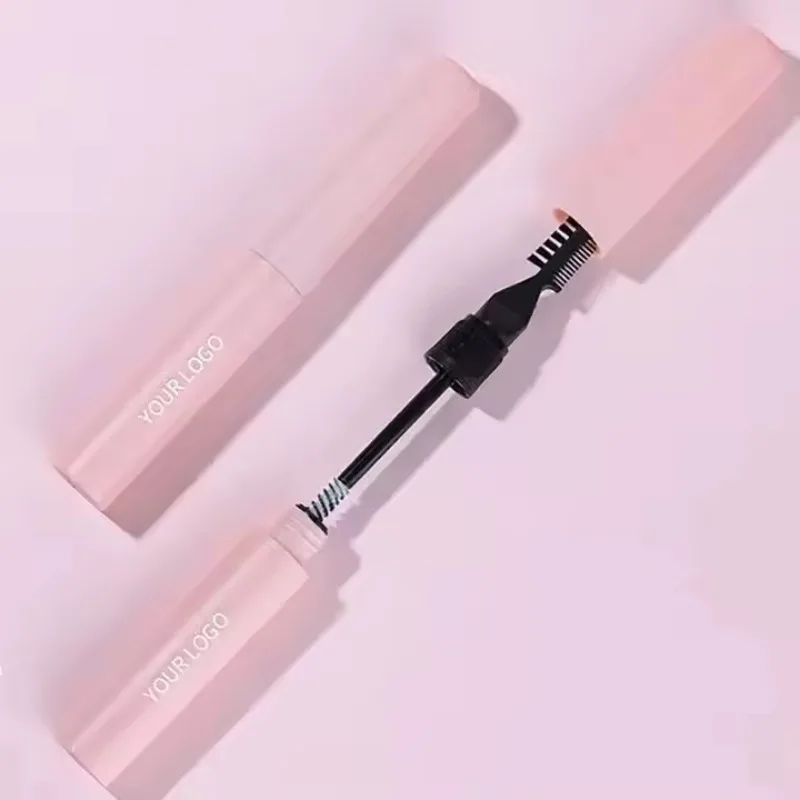 10g Dubbele Opzetborstel Wenkbrauwgel 3D Wenkbrauwlijm Waterdichte Wenkbrauwstijl Gel Professionele Extreme Hold Wenkbrauwen Gel Hervulbaar