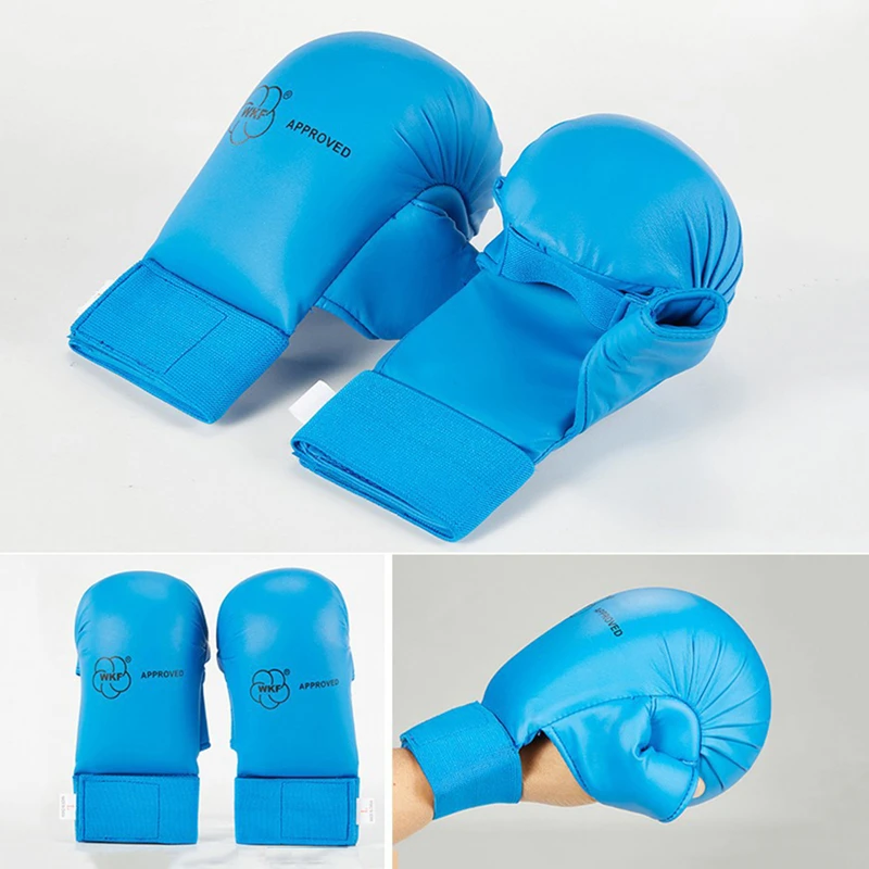 

Karate Gloves Thumb Protection Thickened Model Professional Karate Hand Guard MMA Adult Children Hand Guard Boxing 5 Fingers