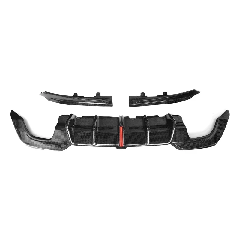 

High quality Carbon Fiber G20 Karbel Style rear diffuser with splitter for BMW 3 series G20 G28 M340i 2019+ bumper diffuser