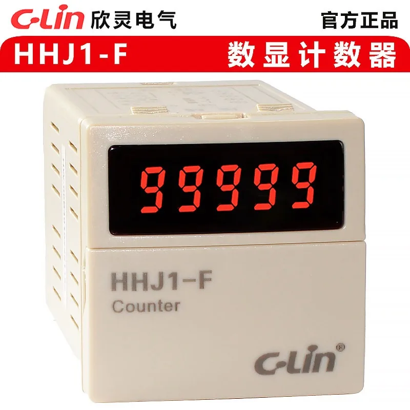 

Цифровое счетное реле Xinling HHJ1-F, AC220V, с многофункциональной настройкой после подключения к плате, с функцией сохранения данных при отключении питания.