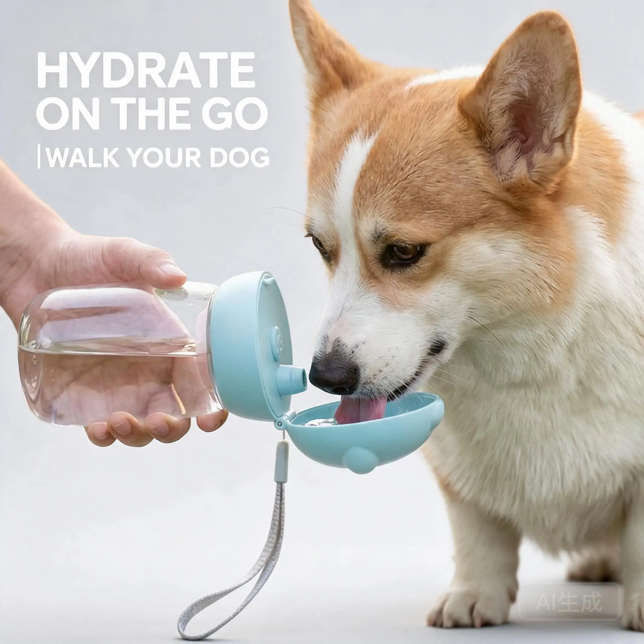 Portable Dog Water Bottle Leak Proof Pet Water Dispenser For Outdoor Walking Hiking Travel Multiple Colors Sizes For Puppy Dogs
