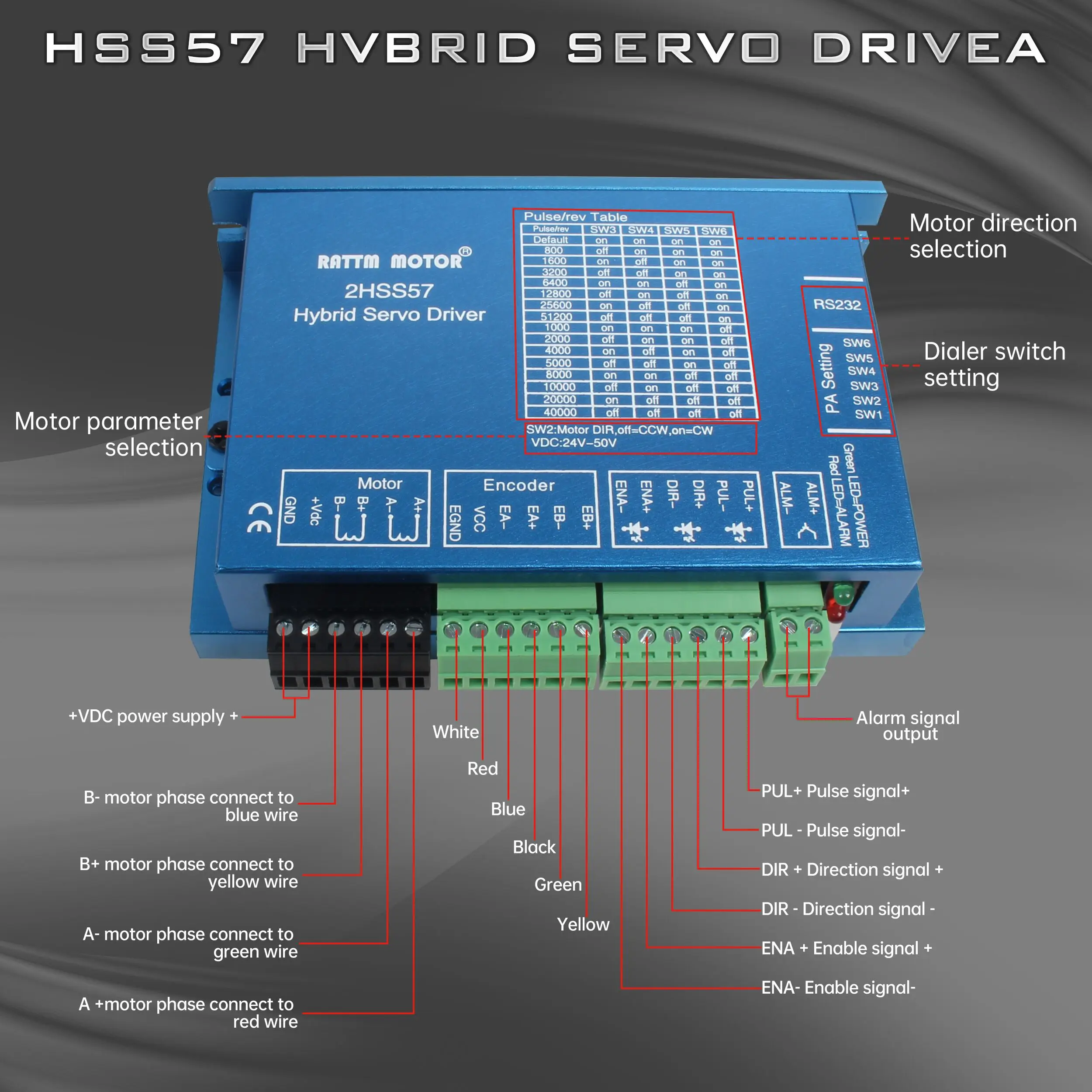 【ضريبة القيمة المضافة المجانية في الاتحاد الأوروبي】 مجموعات CNC 4 محاور Motion Mach3 Nema23 2N.m محرك سيرفو بحلقة مغلقة L88mm، محرك سيرفو هجين ثنائي الطور بقوة 350 وات 36 فولت