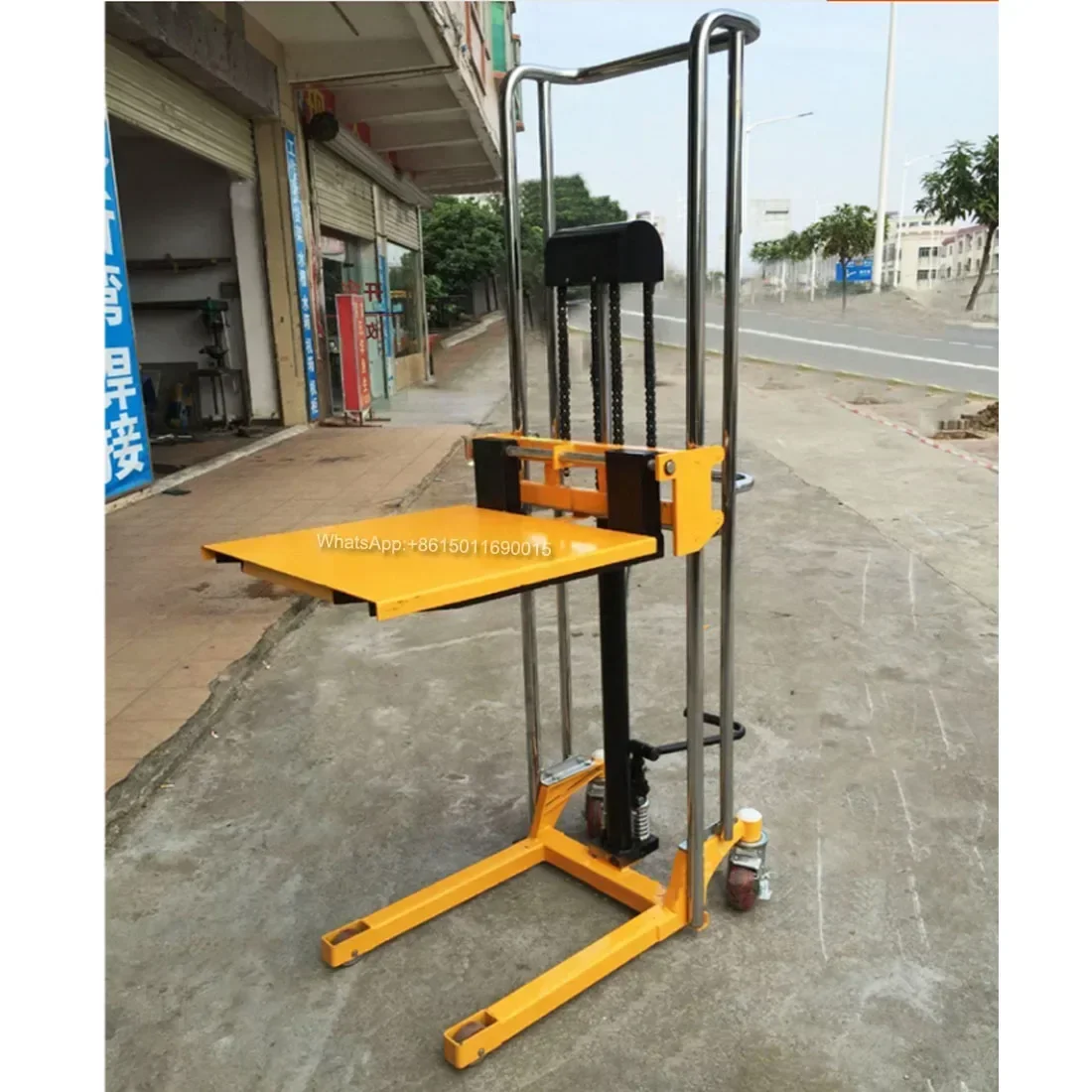 

Гидравлический ручной вилочный погрузчик для малогабаритной погрузки и разгрузки, популярная модель