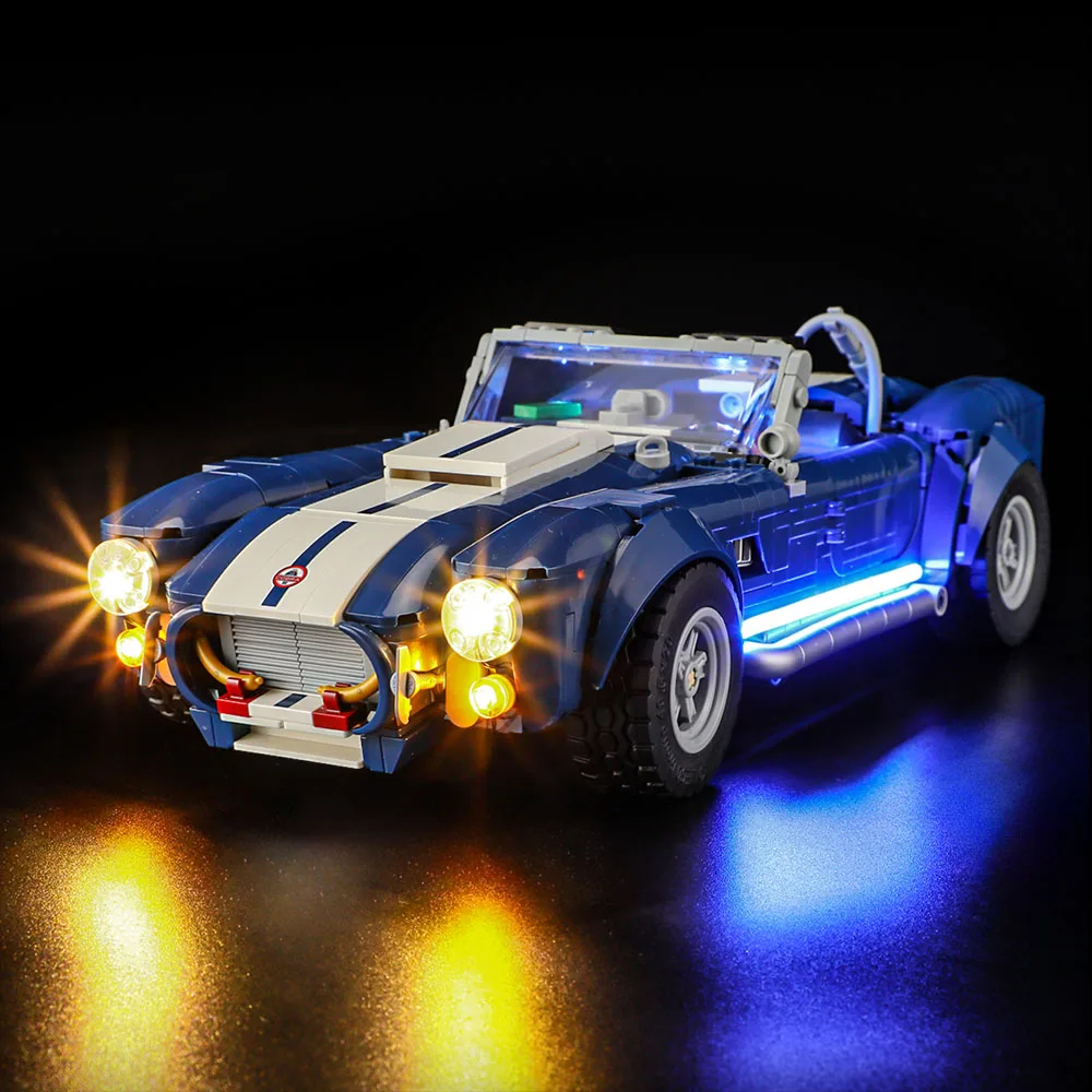 

Lighting Set For LEGO Shelby Cobra 427 S/C Car 10357 Not Include Building Block (Only Led Light Kit)