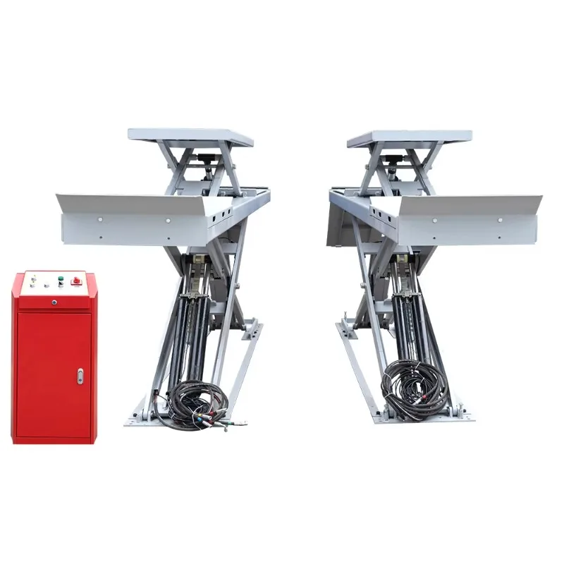 4000kg Lifting Capacity Alignment Scissor Car  Lift Vehicle Scissor Lift