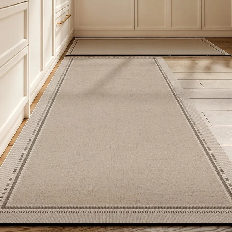 

Carpet for Kitchen Floor Mat Absorbent Diatom Mud Anti-slip Rug Oil-absorbing Foot Mats Brown Long Carpets Home Decoration Rugs
