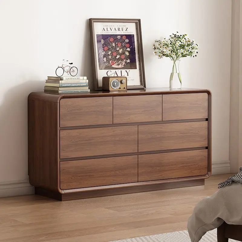 

New Chinese style solid wood chest of drawers locker bedroom 6789 chest of drawers cabinet storage cabinet drawer cabinet