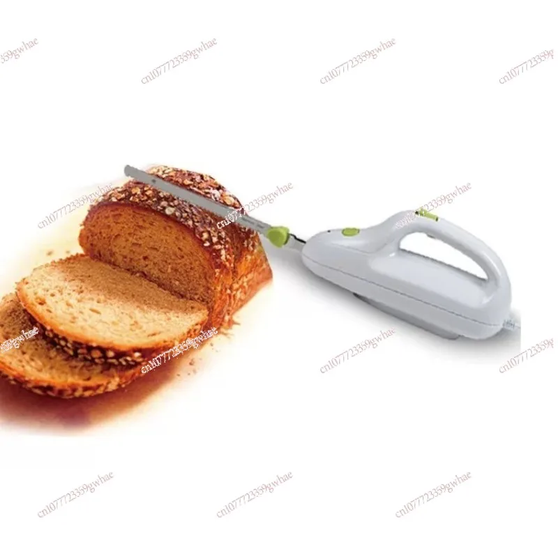 LSM-200 Electric Serrated Knife Stainless Steel Bread Cake Toast Slicer Frozen Meat Cutter Bakery Tools