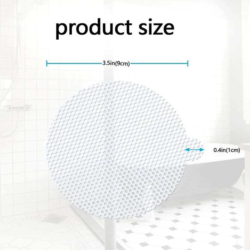 12PCS Shower Drain Hair Catcher Self-Adhesive Floor Drain Stickers Disposable Mesh Sink Strainer Filter For Bathroom Kitchen