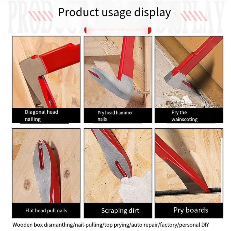 

B97A-4-комплект инструментов для снятия гвоздей, 12 дюймов, 1 дюйм, 8 дюймов — сверхмощная и мини-подставка, для домашнего складывания и деревообработки