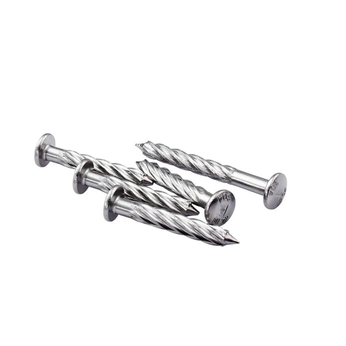 

304 Stainless Steel Threaded Cement Nails/Large Flat Head Expansion Screw Nails