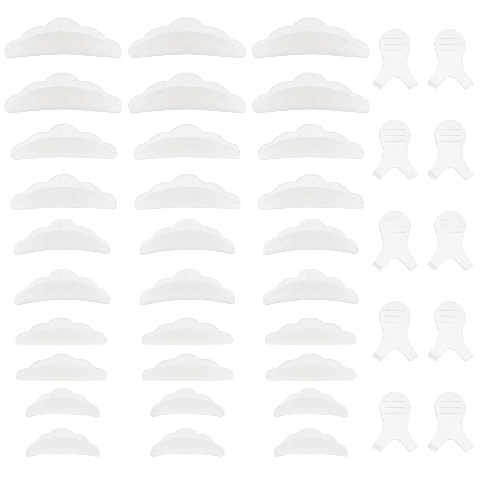 

1Set Eyelash Lift Silicone Pads Safe Skin-Friendly Lash Curling Perming Kit Extension Support Grafting Accessories