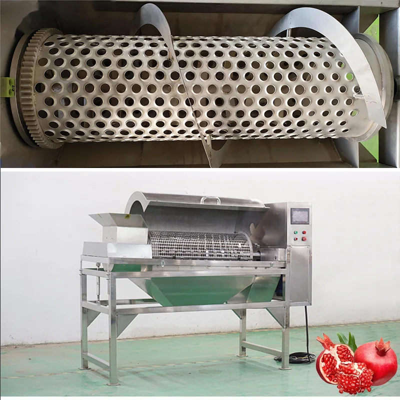 Pomegranate Peeler Pomegranate Peeling Machine Pomegranate Peel Extract Machine Grapes Stem Remove Industrial Machine