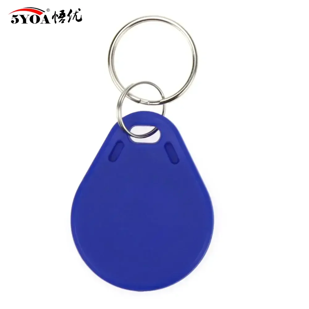 5YOA 100 pz Chiavi UID 13.56 mhz Portachiavi Portachiavi RFID Controllo Accessi Clone Chiave Token Scrivibile IC Badge Modificabile Impermeabile