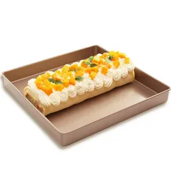 9/11in Square Non-Stick Baking Pan Thickened Carbon Steel Cake Baking Sheet Tray Cookies Pizza Bread Cake Mold Bakeware Tools