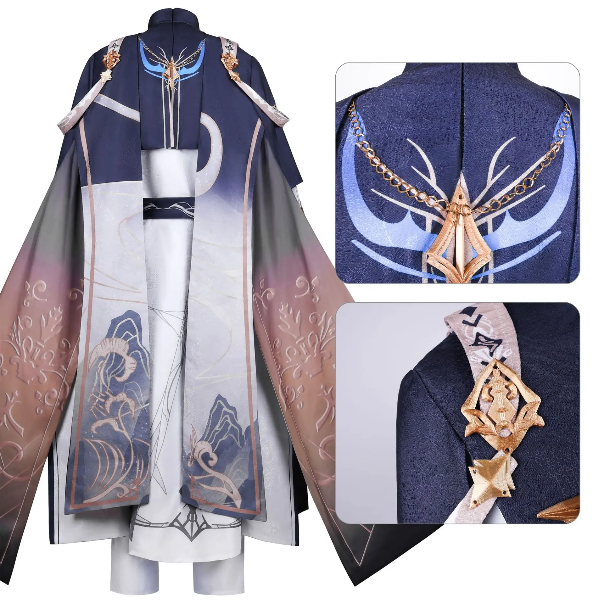 Nine Li's Destiny Li Shen Shan's Hidden Spirit Trace A Traditional Chinese Style And 2D Performance Costume For Cosplay