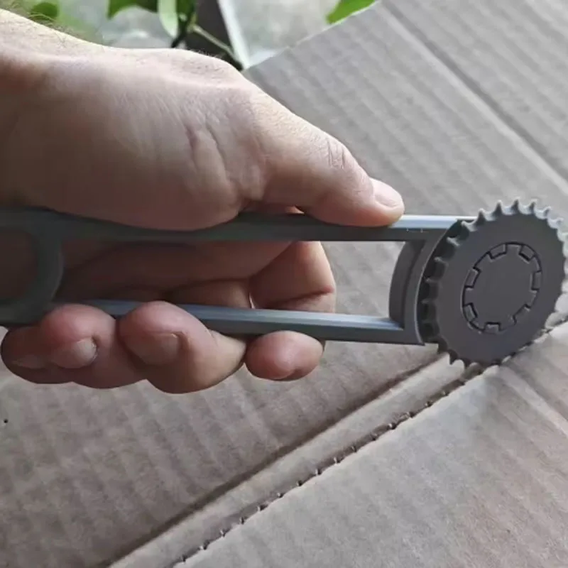 

New Cardboard Box Punch Tool - Heavy Duty Paper Hole Puncher for Home DIY Craft Packaging Supplies