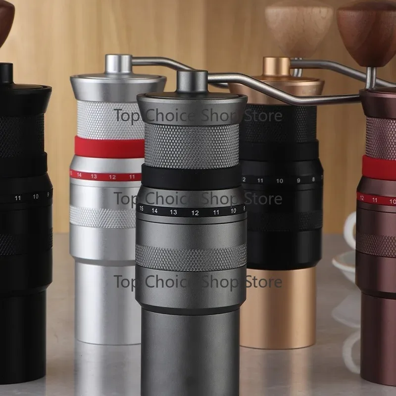Adjustable Conical Stainless Steel Burr Por1table Mill Faster Grinding Manual Coffee Grinder Burr Coffee Bean Grinder