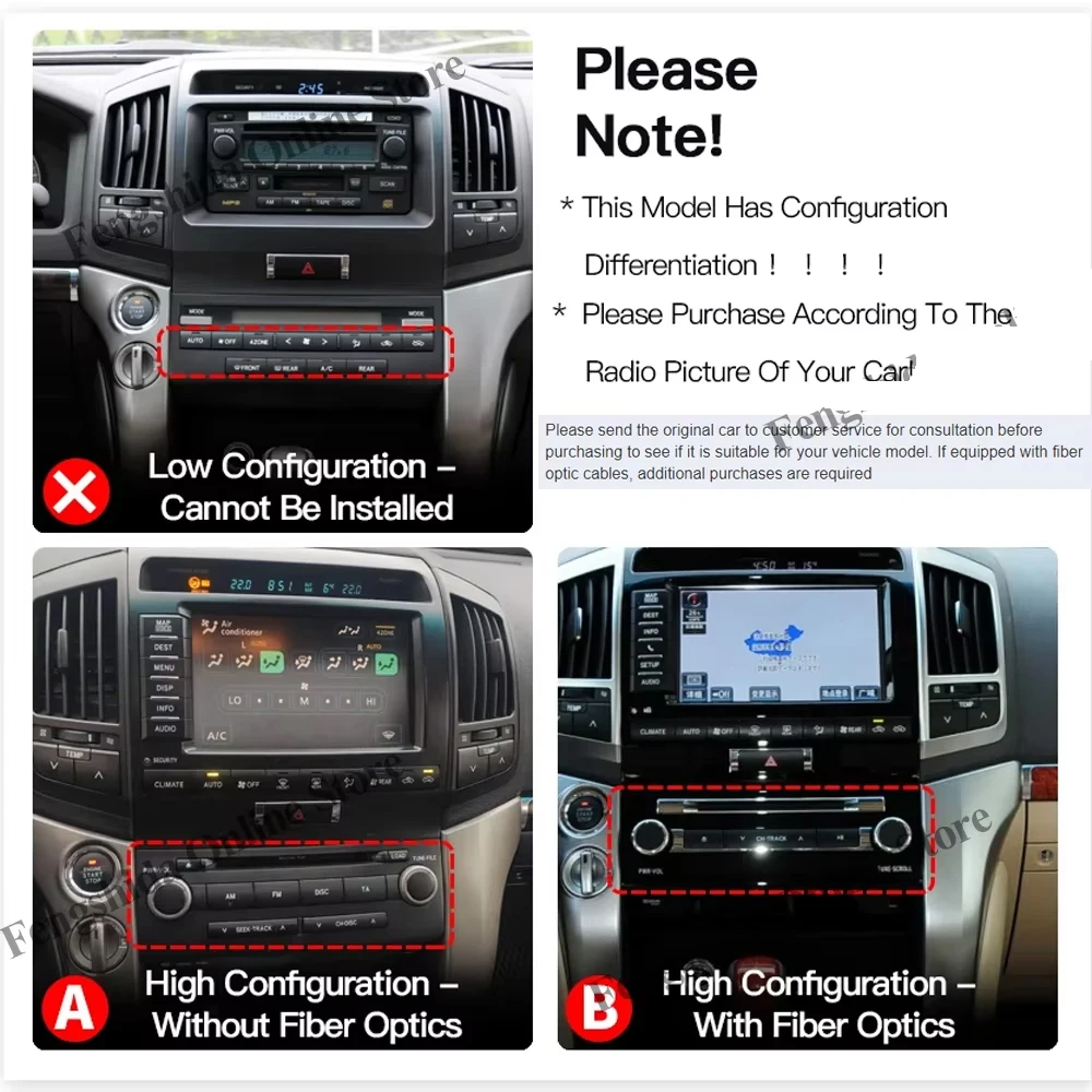 Car Radio For Toyota Land Cruiser 200 LC200 2008-2012 Tesla style Android Auto Carplay Car Radio Multimedia GPS No 2din DVD 5G