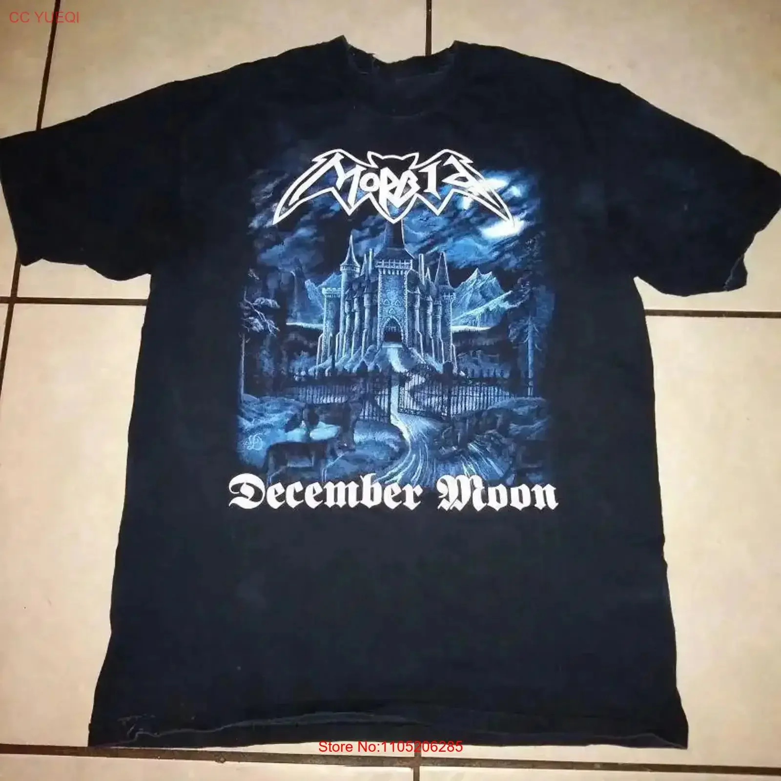 

Morbid Band December Moon T Shirt Full Size S to 5XL LL1383 vintage Washed Top For Everyday Wear homme graphic designer clothes