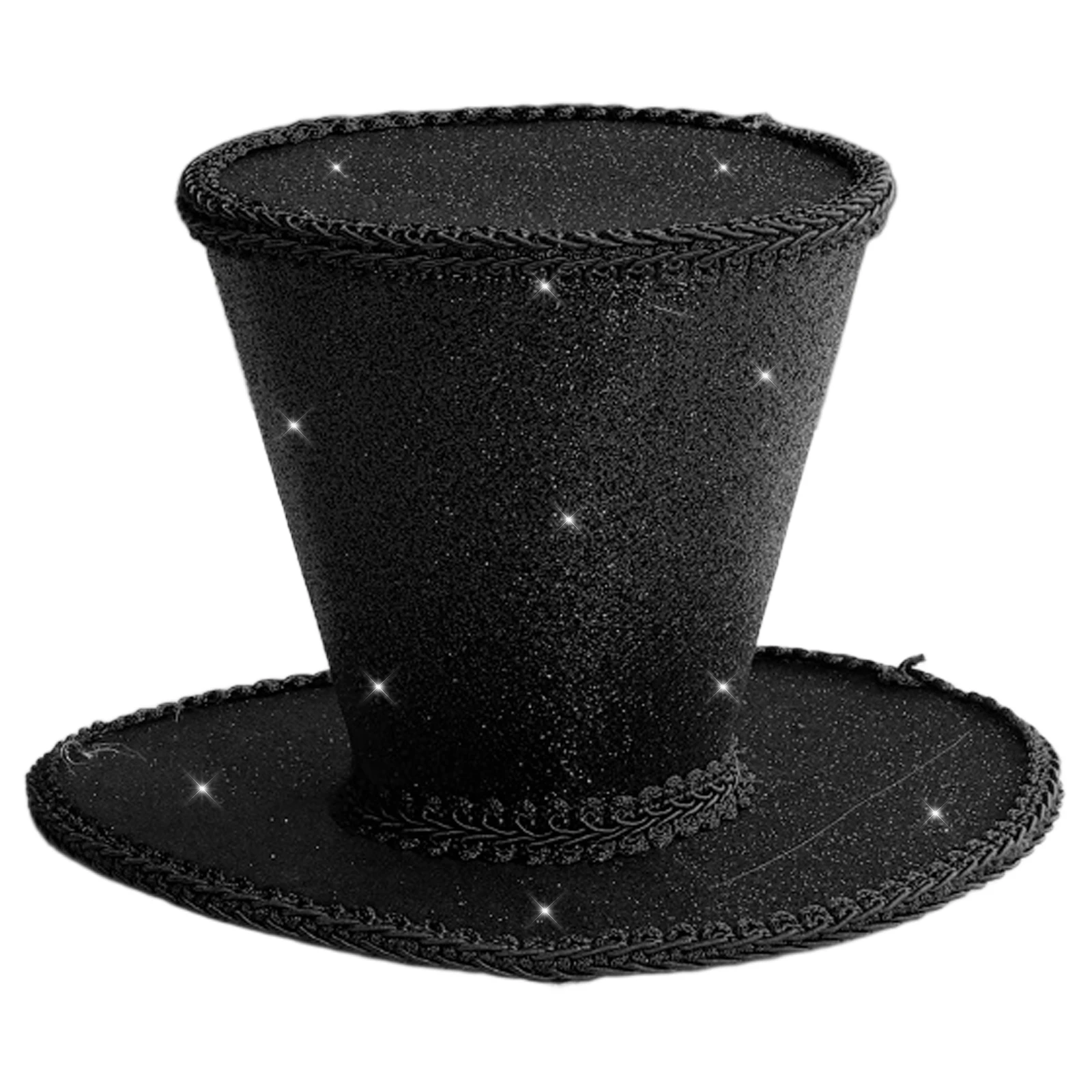 Frauen Mädchen Mini Zylinder Hut Clip Kopfbedeckung Pailletten Magischer Hut Kopfschmuck für Tee Zeit Party Kostüm Zauberer Dress Up Zubehör