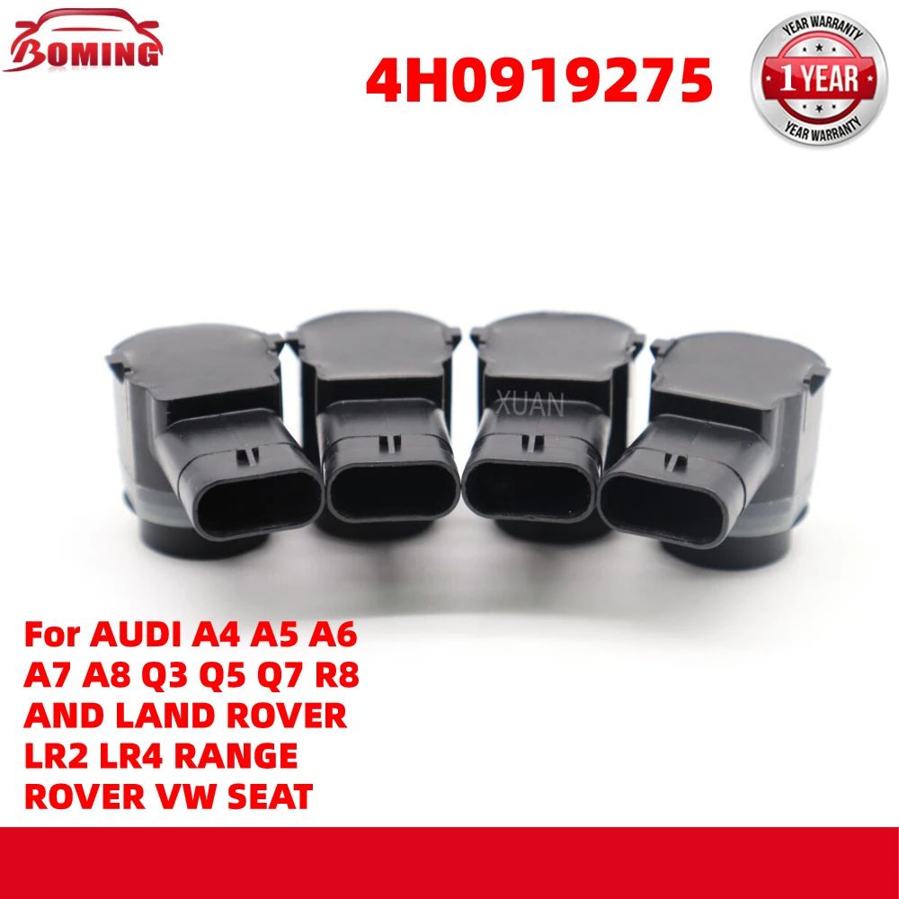 

4H0919275 4 шт. Автомобильный датчик парковки PDC 3C0919275S для AUDI A4 A5 A6 A7 A8 Q3 Q5 Q7 R8 для LAND ROVER LR2 LR4 RANGE ROVER VW SEAT